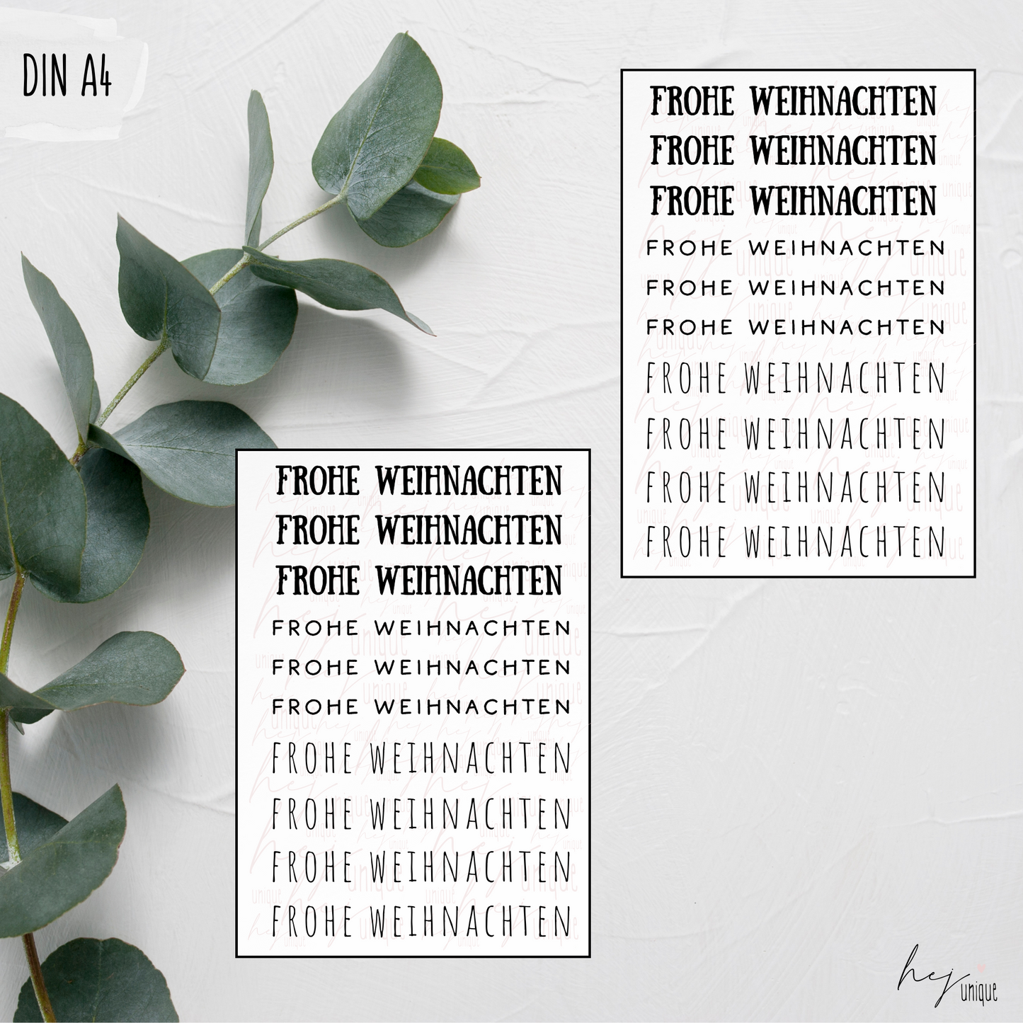 Kerzenfolie Schriftzüge *Frohe Weihnachten*