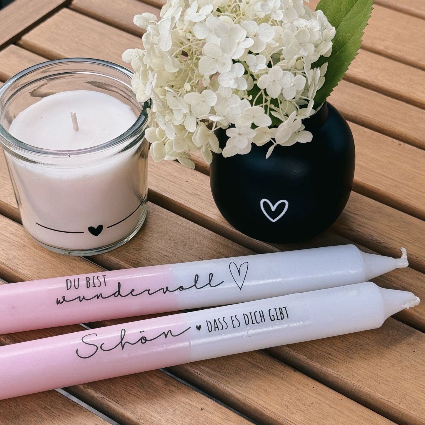 Kerzenfolie *Be happy*