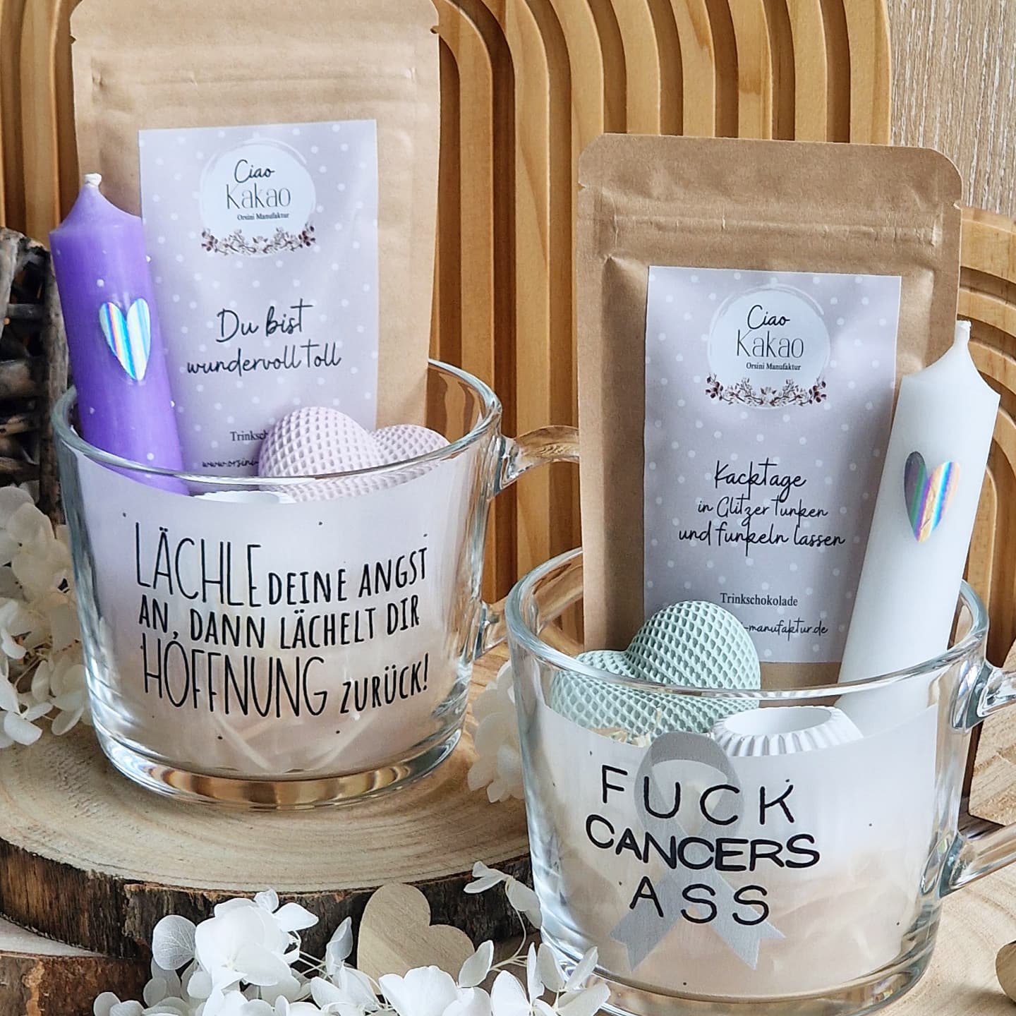 Rub-On Bogen "Fuck Cancer" A5