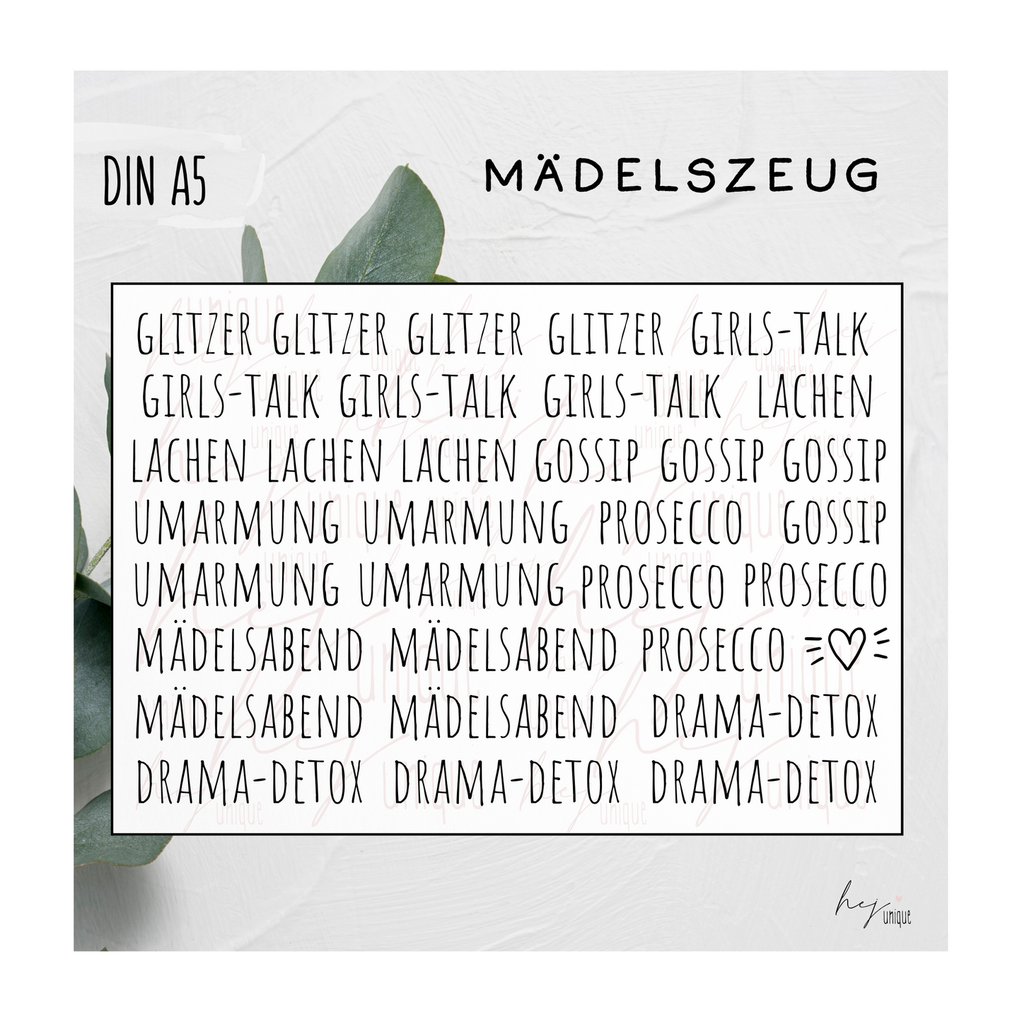 Kerzenfolie *Nimm Dir was du brauchst* ALLE Varianten