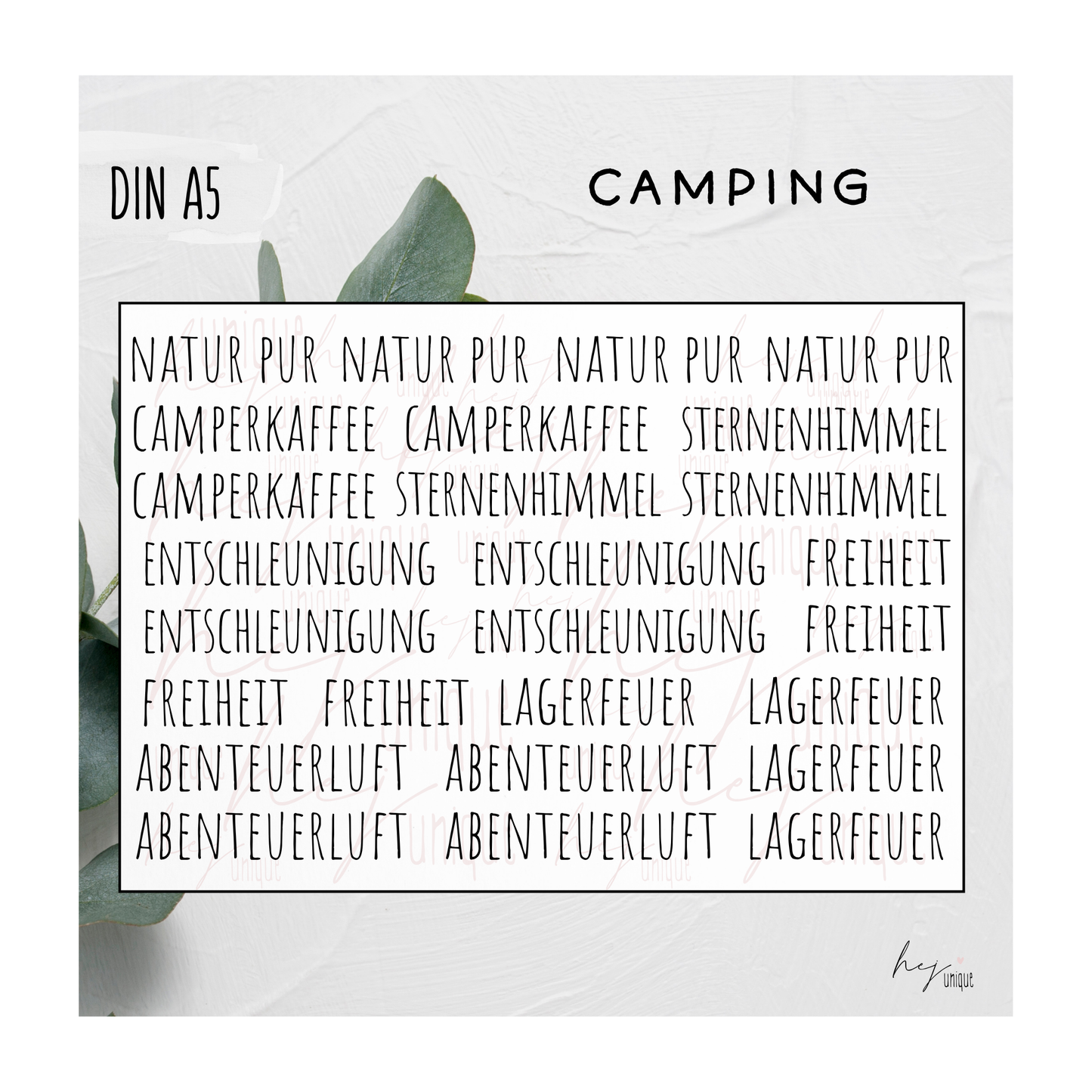 Kerzenfolie *Nimm Dir was du brauchst* ALLE Varianten