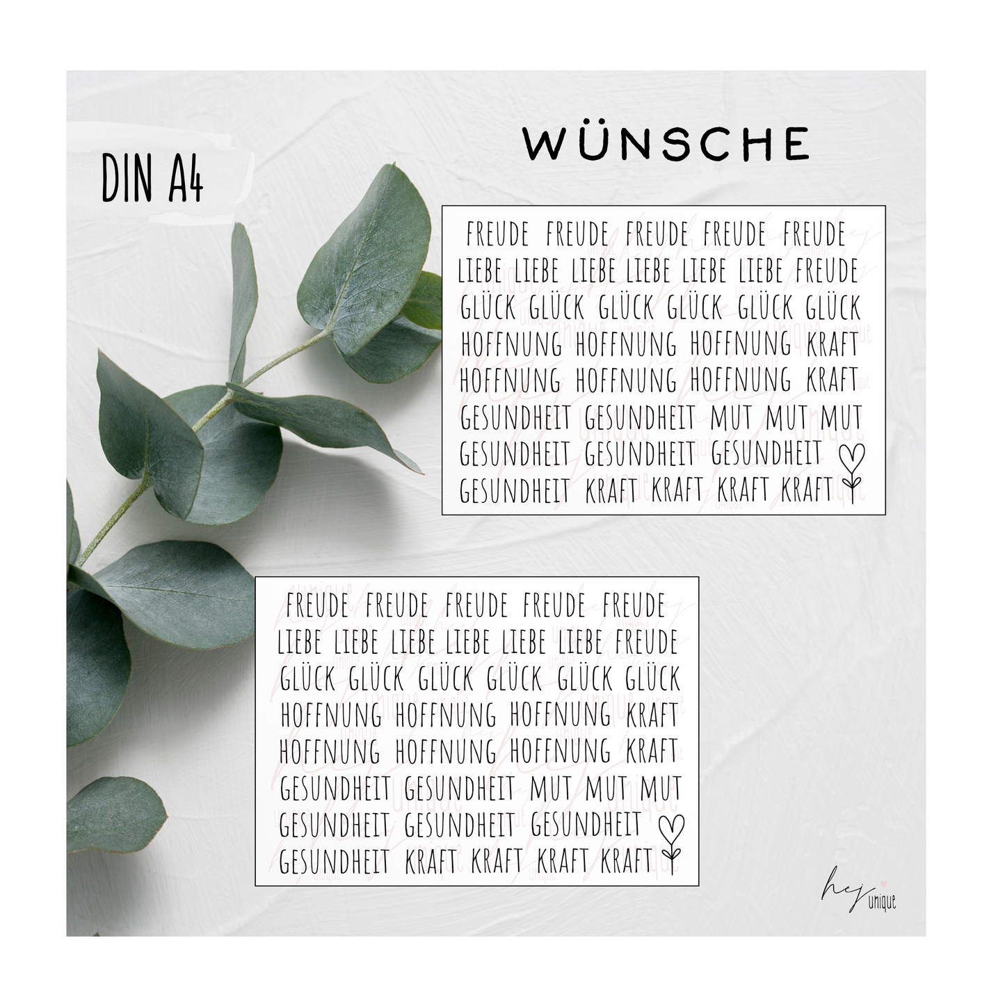Kerzenfolie *Nimm Dir was du brauchst* ALLE Varianten