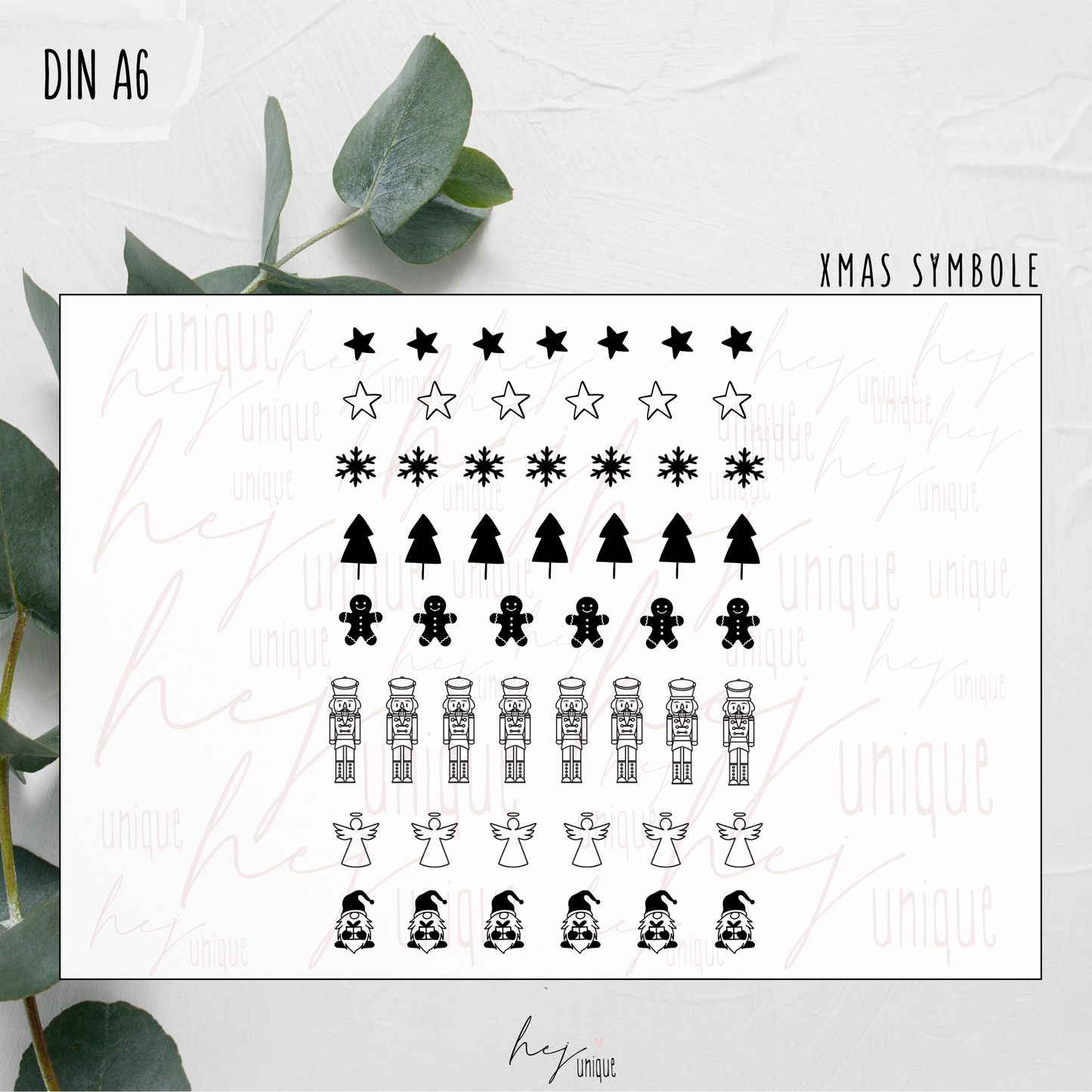 Kerzenfolie für Baumkerzen *Xmas*