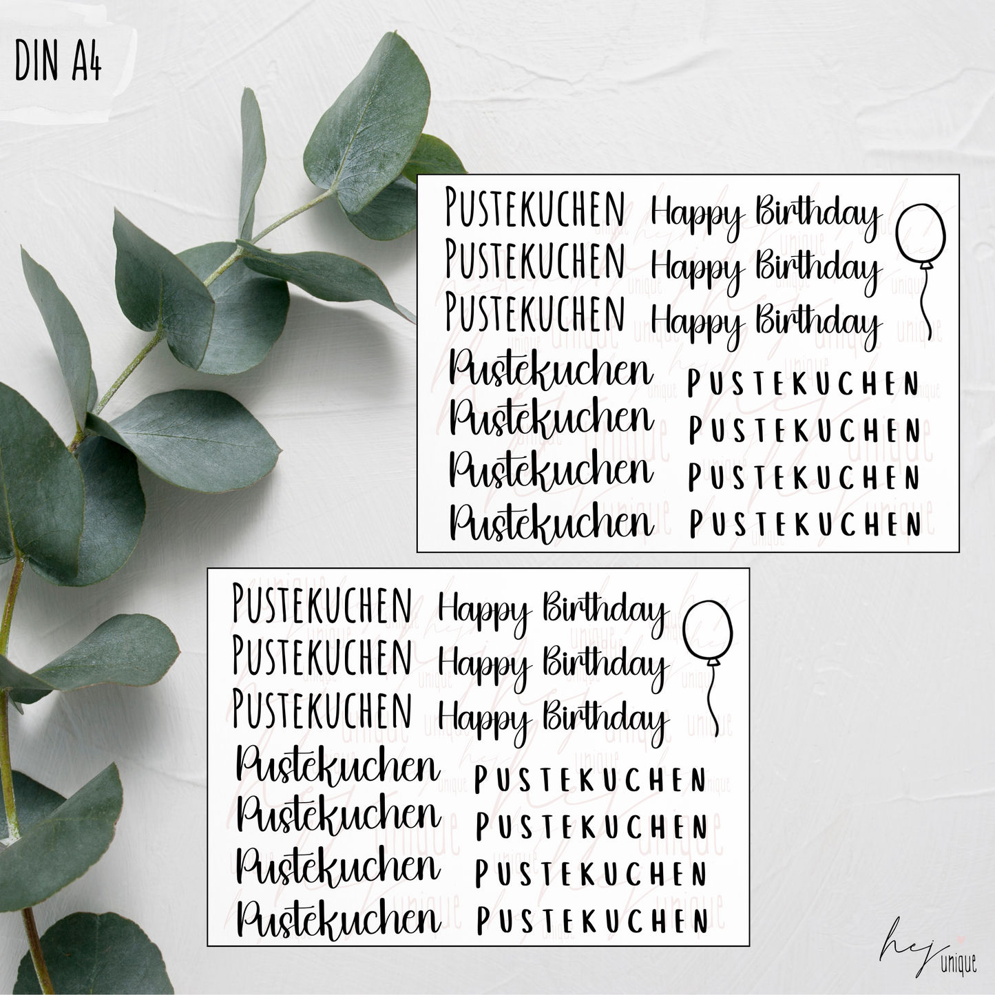 Kerzenfolie *Pustekuchen*