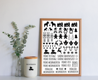 Rub On Aufkleber kleine Motive A5 Warum du unsere Rub-Ons lieben wirst:  ✔ Randloser Premium-Look   ✔ Besondere Haptik   ✔ Präzise Platzierung dank transparenter Trägerfolie  ✔ Wasser- und kratzfest // Hitze- und UV-beständig   ✔ Starke Haftung auf Glas, Keramik, Holz, Raysin u.v.m.  ✔ Langlebig und hochwertig verarbeitet  ✔ Auch gewerblich nutzbar – keine zusätzliche Lizenz nötig