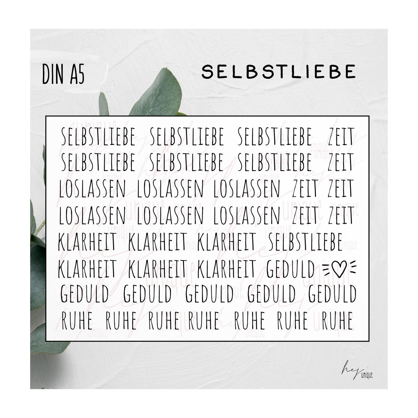 Kerzenfolie *Nimm Dir was du brauchst* ALLE Varianten