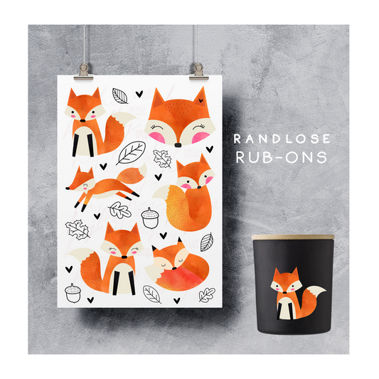 Rub-On Bogen "Foxy" A5