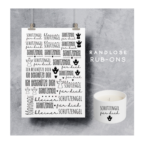 Rub On Aufkleber Schutzengel A5 Warum du unsere Rub-Ons lieben wirst:  ✔ Randloser Premium-Look   ✔ Besondere Haptik   ✔ Präzise Platzierung dank transparenter Trägerfolie  ✔ Wasser- und kratzfest // Hitze- und UV-beständig   ✔ Starke Haftung auf Glas, Keramik, Holz, Raysin u.v.m.  ✔ Langlebig und hochwertig verarbeitet  ✔ Auch gewerblich nutzbar – keine zusätzliche Lizenz nötig