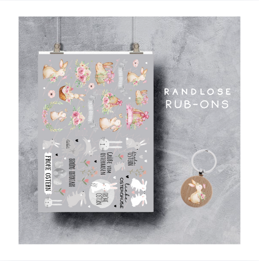 Rub On Aufkleber Kombi Hase mini für Zb Anhänger Magnete uvm A5 2x A6