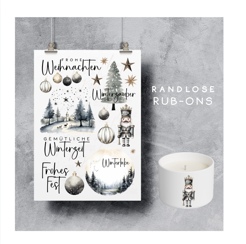 Rub-On Bogen "Winterzauber 2"