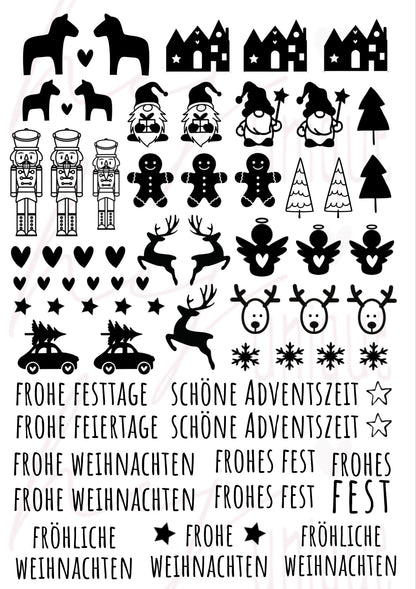 Rub On Aufkleber kleine Motive A5 Warum du unsere Rub-Ons lieben wirst:  ✔ Randloser Premium-Look   ✔ Besondere Haptik   ✔ Präzise Platzierung dank transparenter Trägerfolie  ✔ Wasser- und kratzfest // Hitze- und UV-beständig   ✔ Starke Haftung auf Glas, Keramik, Holz, Raysin u.v.m.  ✔ Langlebig und hochwertig verarbeitet  ✔ Auch gewerblich nutzbar – keine zusätzliche Lizenz nötig