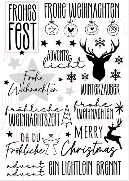 Rub On Aufkleber Xmas A5 Warum du unsere Rub-Ons lieben wirst:  ✔ Randloser Premium-Look   ✔ Besondere Haptik   ✔ Präzise Platzierung dank transparenter Trägerfolie  ✔ Wasser- und kratzfest // Hitze- und UV-beständig   ✔ Starke Haftung auf Glas, Keramik, Holz, Raysin u.v.m.  ✔ Langlebig und hochwertig verarbeitet  ✔ Auch gewerblich nutzbar – keine zusätzliche Lizenz nötig