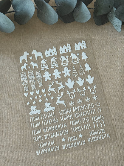 Rub On Aufkleber kleine Motive weiss A5 Warum du unsere Rub-Ons lieben wirst:  ✔ Randloser Premium-Look   ✔ Besondere Haptik   ✔ Präzise Platzierung dank transparenter Trägerfolie  ✔ Wasser- und kratzfest // Hitze- und UV-beständig   ✔ Starke Haftung auf Glas, Keramik, Holz, Raysin u.v.m.  ✔ Langlebig und hochwertig verarbeitet  ✔ Auch gewerblich nutzbar – keine zusätzliche Lizenz nötig