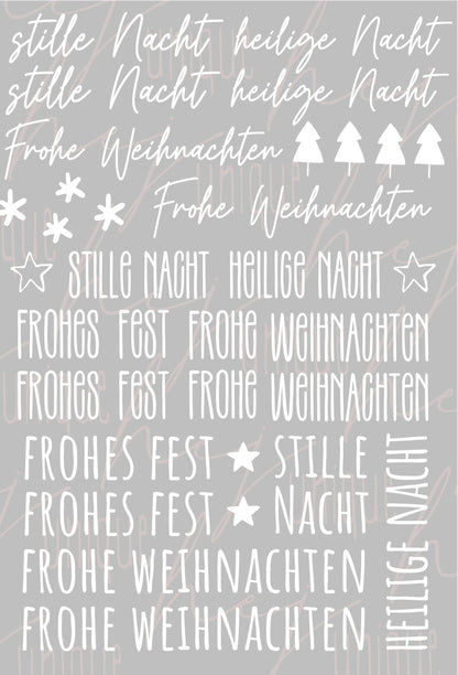 Rub On Aufkleber Schriftzüge weiss A5 Warum du unsere Rub-Ons lieben wirst:  ✔ Randloser Premium-Look   ✔ Besondere Haptik   ✔ Präzise Platzierung dank transparenter Trägerfolie  ✔ Wasser- und kratzfest // Hitze- und UV-beständig   ✔ Starke Haftung auf Glas, Keramik, Holz, Raysin u.v.m.  ✔ Langlebig und hochwertig verarbeitet  ✔ Auch gewerblich nutzbar – keine zusätzliche Lizenz nötig