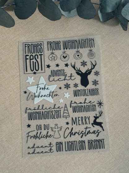 Rub On Aufkleber Xmas A5 Warum du unsere Rub-Ons lieben wirst:  ✔ Randloser Premium-Look   ✔ Besondere Haptik   ✔ Präzise Platzierung dank transparenter Trägerfolie  ✔ Wasser- und kratzfest // Hitze- und UV-beständig   ✔ Starke Haftung auf Glas, Keramik, Holz, Raysin u.v.m.  ✔ Langlebig und hochwertig verarbeitet  ✔ Auch gewerblich nutzbar – keine zusätzliche Lizenz nötig