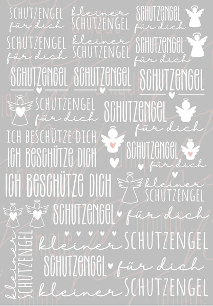 Rub On Aufkleber Schutzengel A5 Warum du unsere Rub-Ons lieben wirst:  ✔ Randloser Premium-Look   ✔ Besondere Haptik   ✔ Präzise Platzierung dank transparenter Trägerfolie  ✔ Wasser- und kratzfest // Hitze- und UV-beständig   ✔ Starke Haftung auf Glas, Keramik, Holz, Raysin u.v.m.  ✔ Langlebig und hochwertig verarbeitet  ✔ Auch gewerblich nutzbar – keine zusätzliche Lizenz nötig