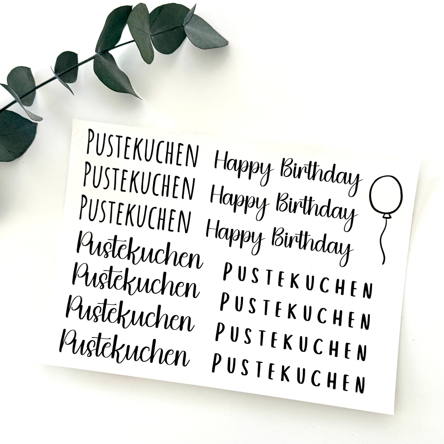 Kerzenfolie *Pustekuchen*