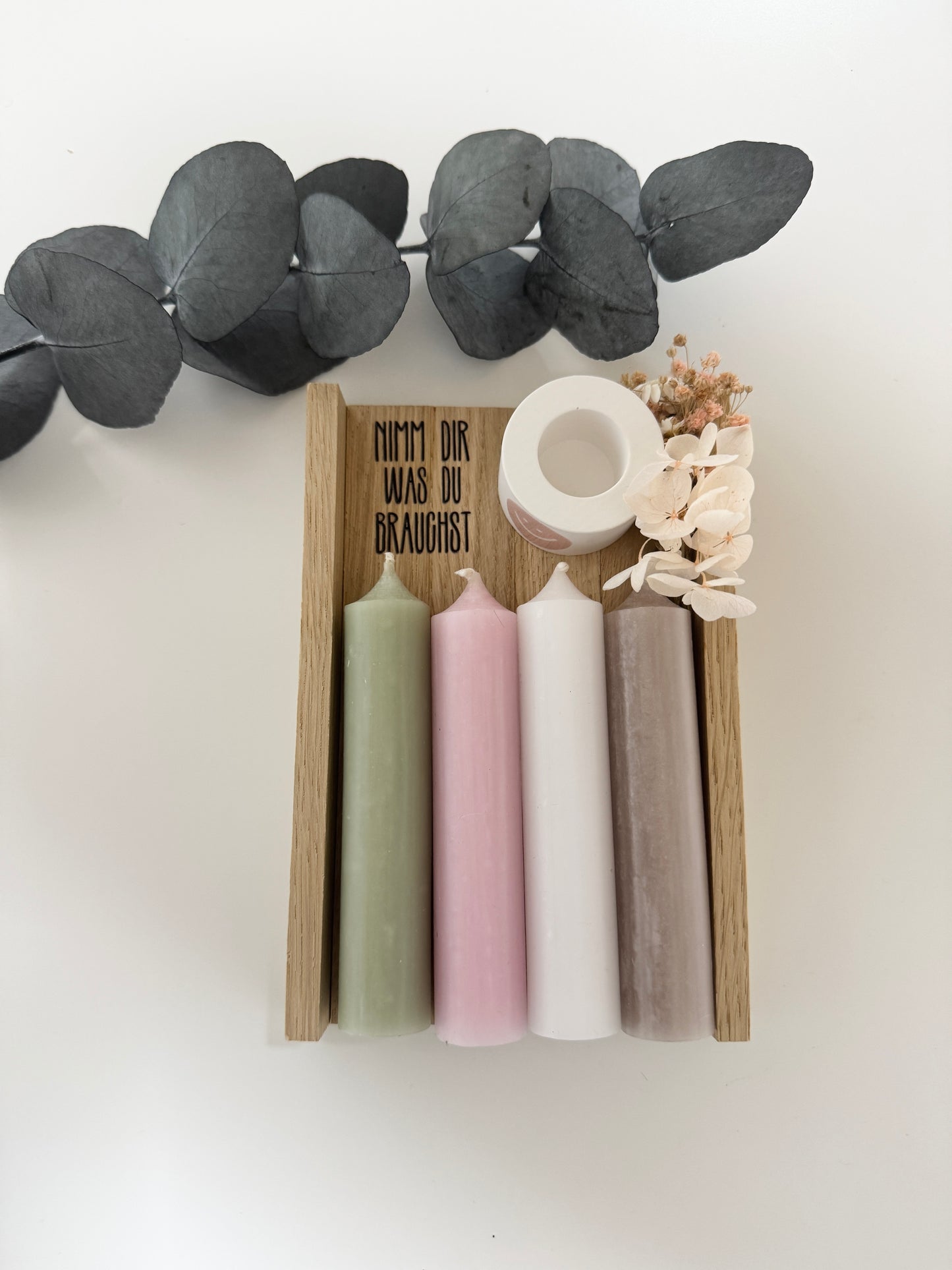 Rub-On Bogen "Nimm dir was du brauchst"