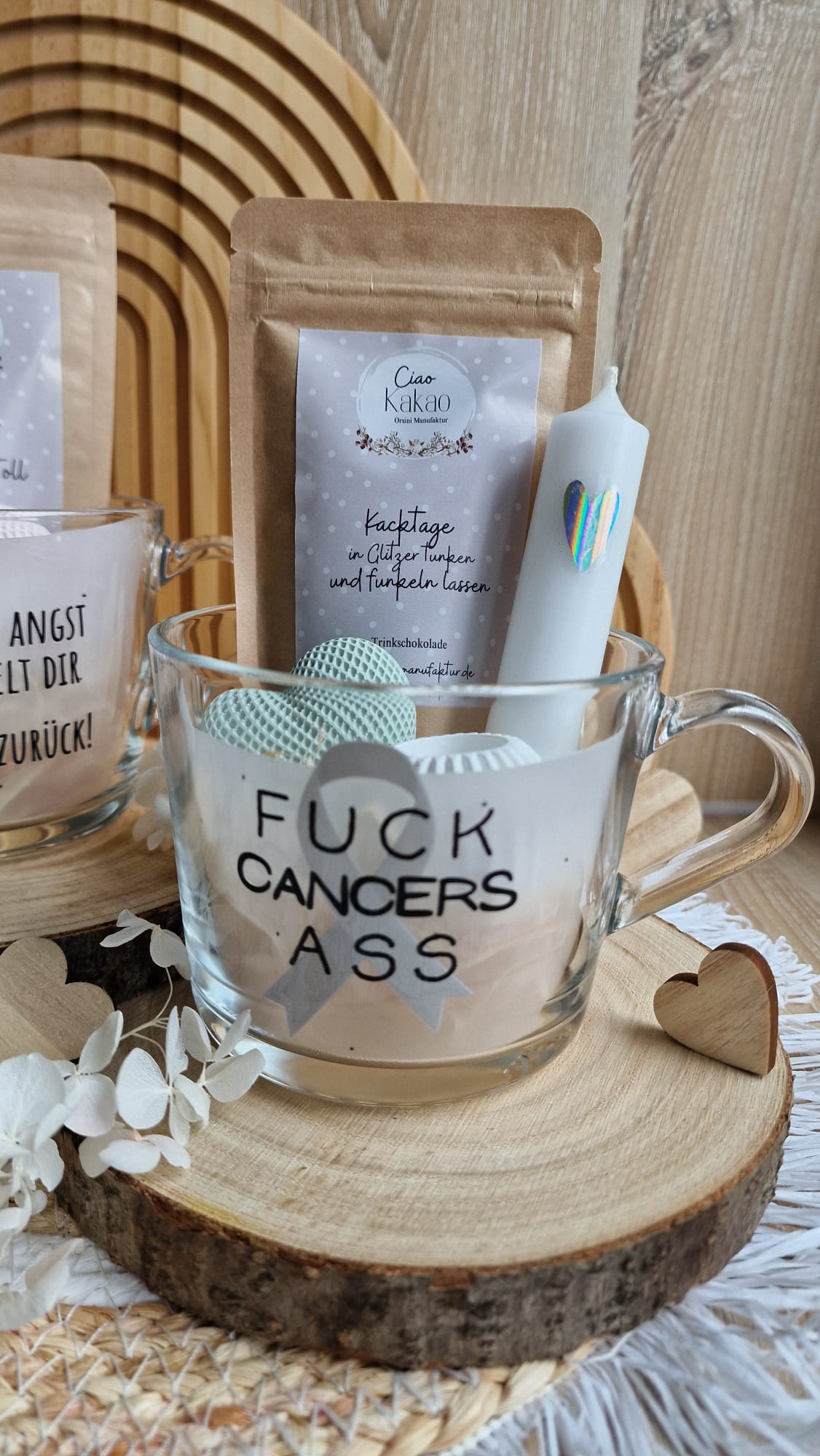 Rub-On Bogen "Fuck Cancer" A5