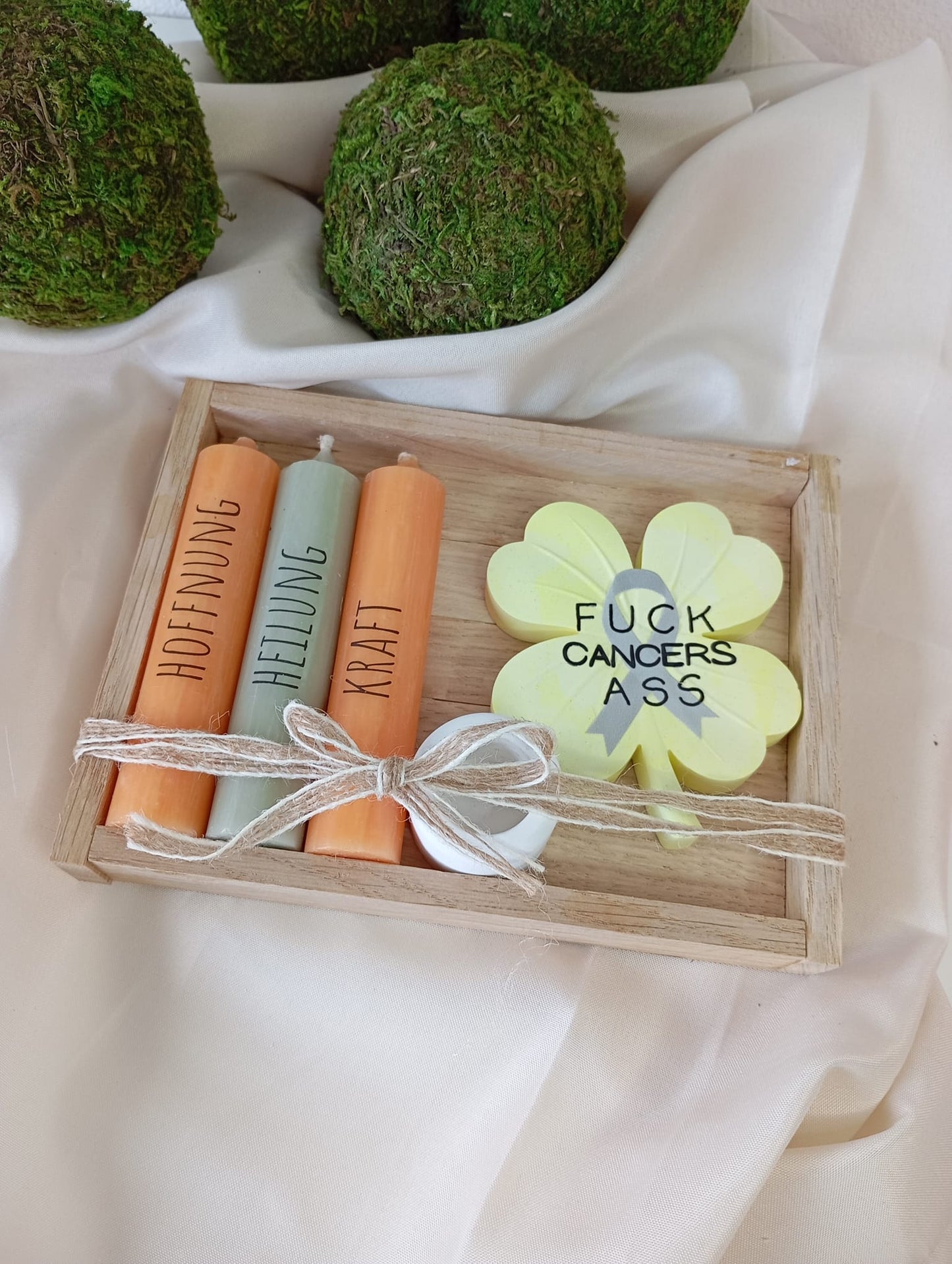 Rub-On Bogen "Fuck Cancer" A5