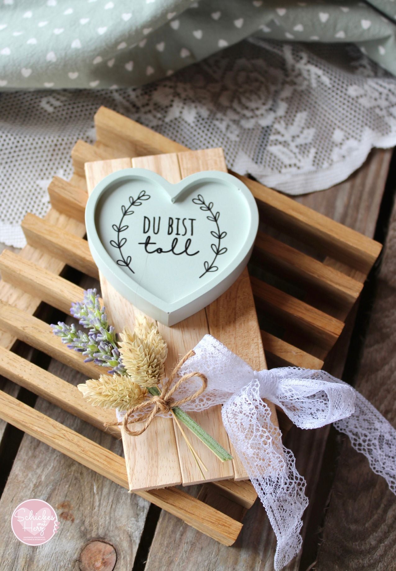 Rub-On Bogen "Herzensmensch" A5