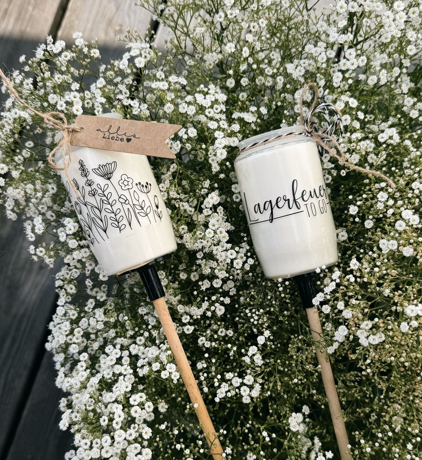 Rub-On Bogen "Sprüche Kerzen/Fackeln" A5