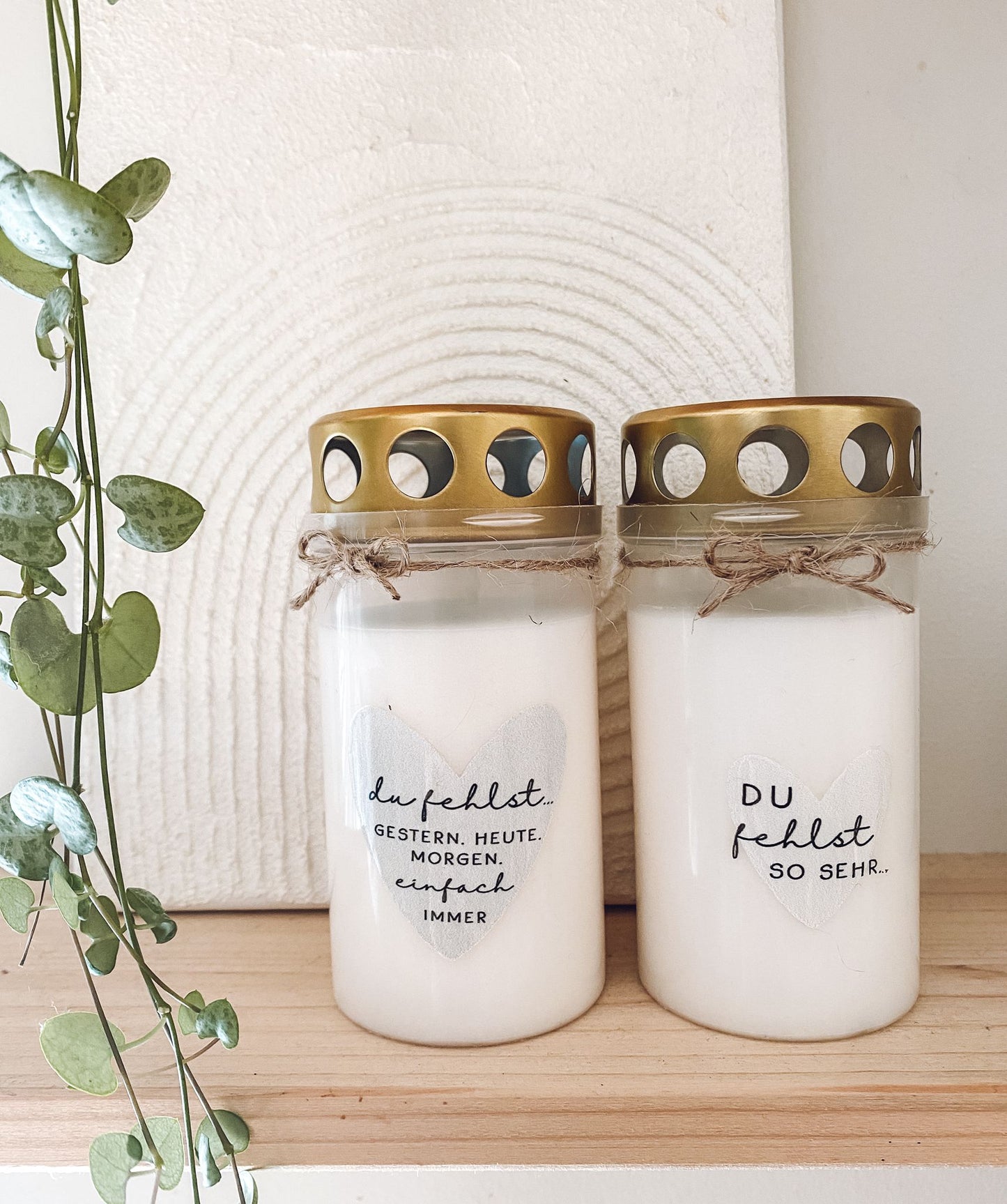 Rub-On Bogen „Du fehlst" A5