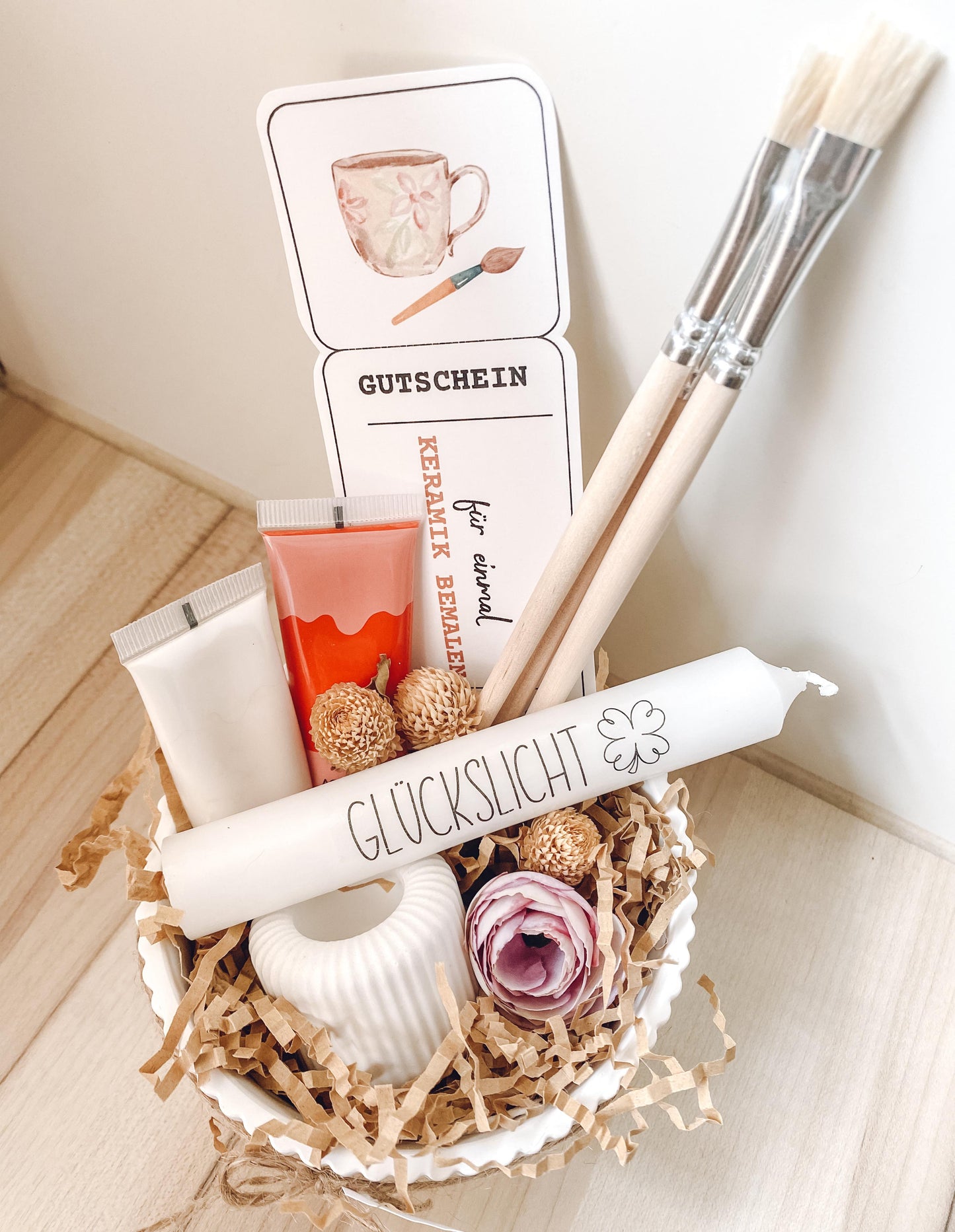 Kerzenfolie *Glückslicht* kurze Kerzen