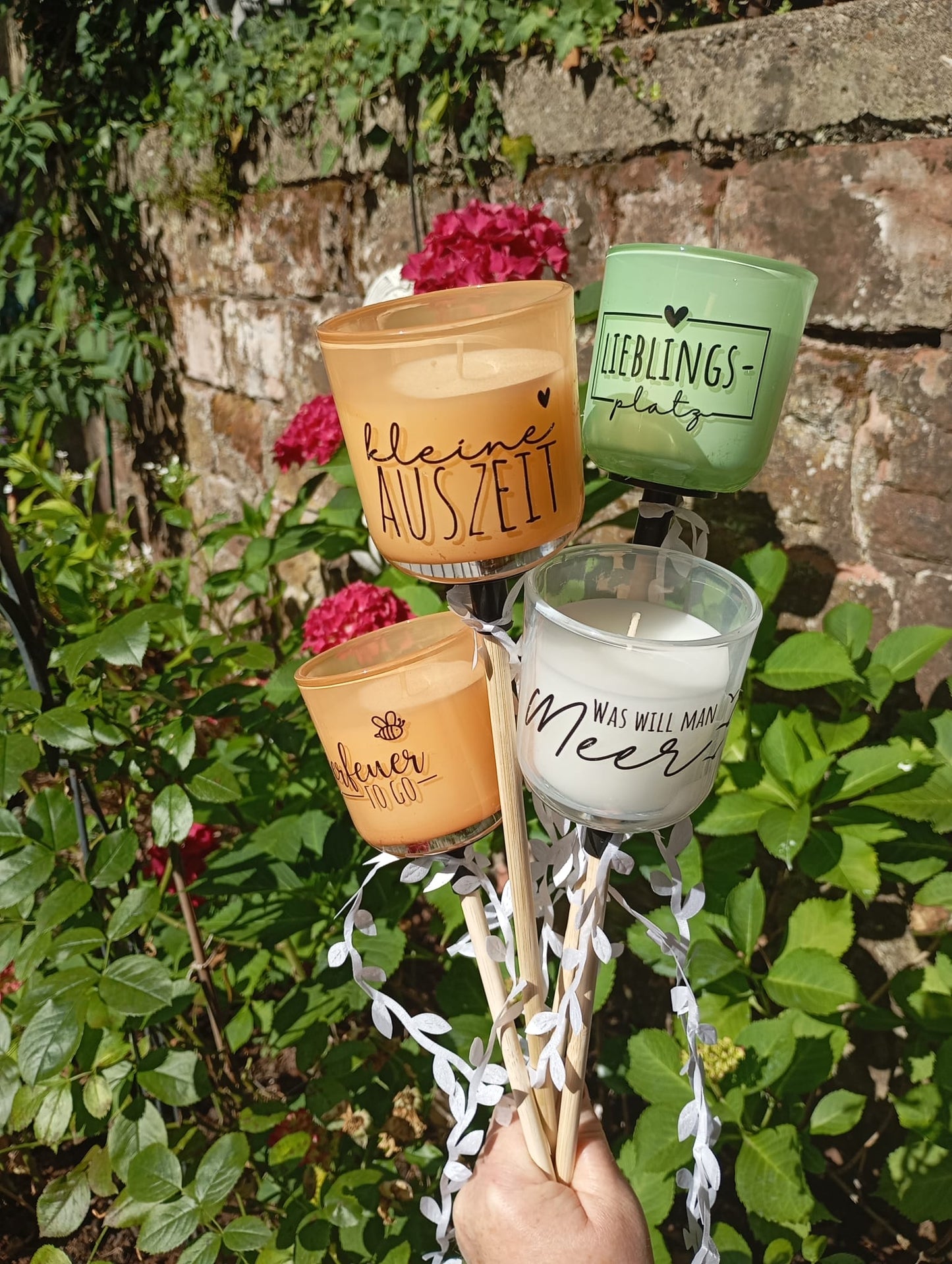 Rub-On Bogen "Sprüche Kerzen/Fackeln" A5