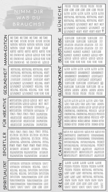 Kerzenfolie Nimm Dir was du brauchst ALLE Varianten Warum du unsere Kerzenfolie lieben wirst:  ✔ Edle Premium-Folie mit hochwertiger Optik  ✔ Speziell für Kerzen entwickelt   ✔ Aktivierung des Klebers ganz einfach mit Wasser   ✔ Wischfest und langlebig bei sorgfältiger Verarbeitung  ✔ Besonders elastisch – passt sich Kerzenoberfläche optimal an  ✔ Gewerblich nutzbar – keine zusätzliche Lizenz nötig